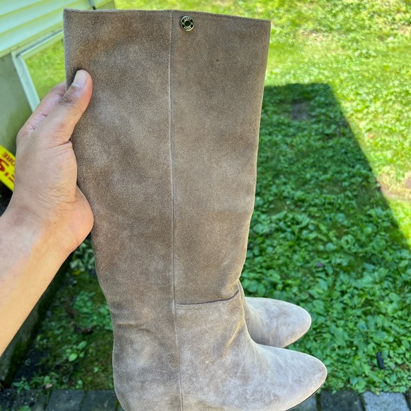 Jimmy Choo Nell light brinesuede boots women’s size 41